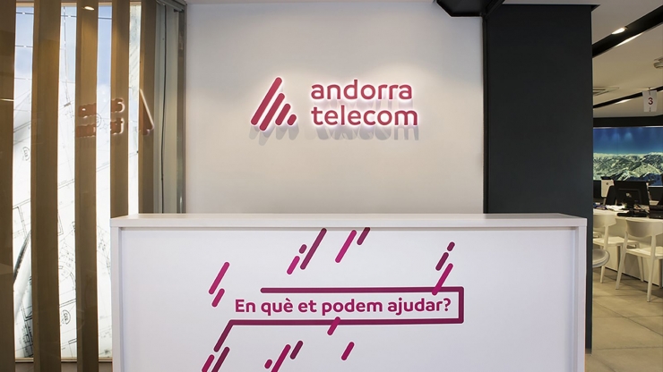 L'agència comercial d'Andorra Telecom.